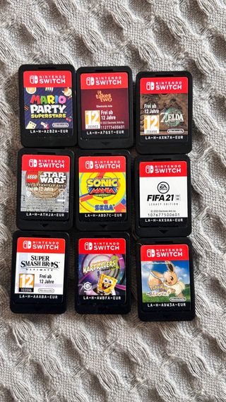 Nintendo Switch + 9 juegos