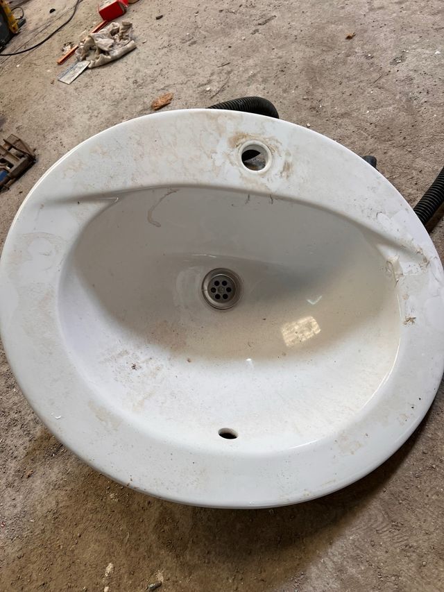 Lavabos de porcelana blanco