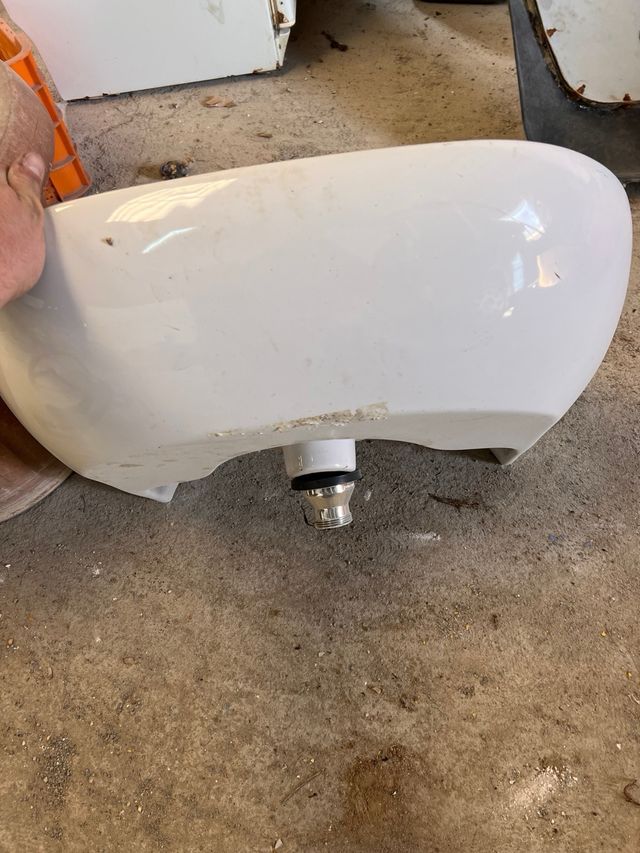 Lavabos de porcelana blanco