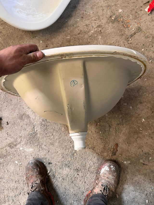 Lavabos de porcelana blanco