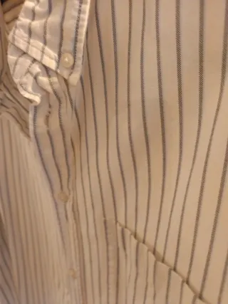 Camisa Zara Rayas Talla L