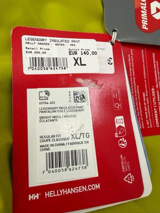 Pantalón Esquí Helly Hansen Nuevo