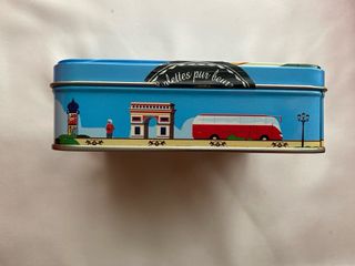 Caixa vazia de metal decorativa Paris