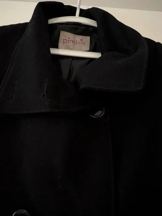 Abrigo Pimkie Negro Mujer