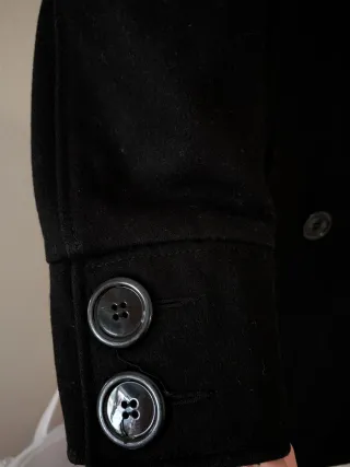 Abrigo Pimkie Negro Mujer