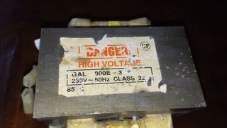 Transformador Alta Tensión Microondas