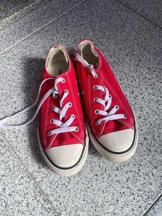 Converse Rojas Talla 34