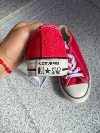 Converse Rojas Talla 34