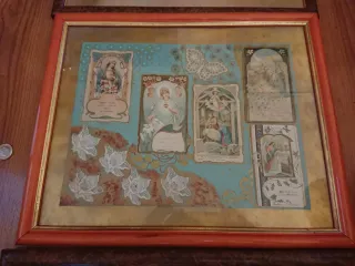 3 Cuadros Composición Estampas Antiguas