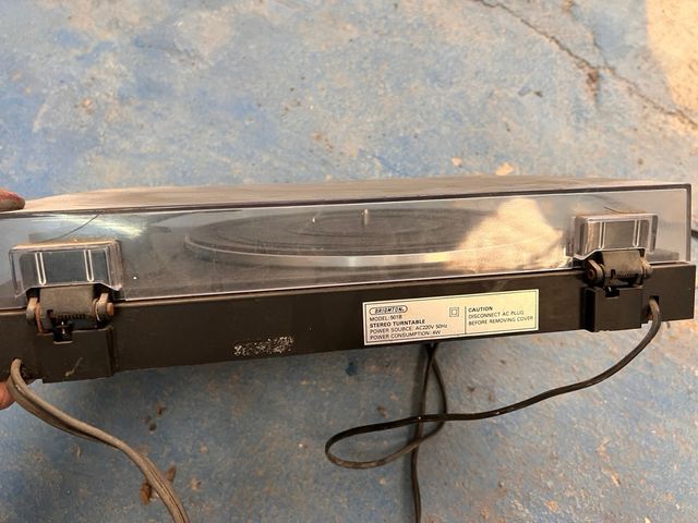 Toca discos Technics negro