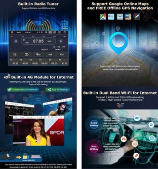 Radio Pantalla Opel Android, Android 14 6GB+128GB