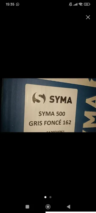 Bote Polímero Gris SYMA 500g