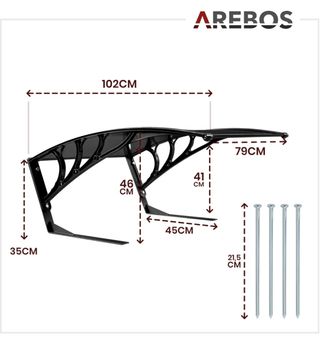 Arebos Garaje robot cortacésped | Tamaño 102 x 79 x 46 cm