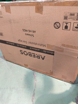 Arebos Garaje robot cortacésped | Tamaño 102 x 79 x 46 cm