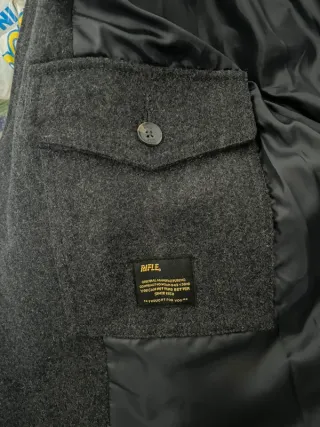 Cappotto  Nero Rifle Uomo