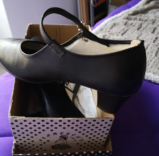 Zapatos de Flamenco Negros
