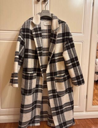 Cappotto Stradivarius quadri donna taglia XS