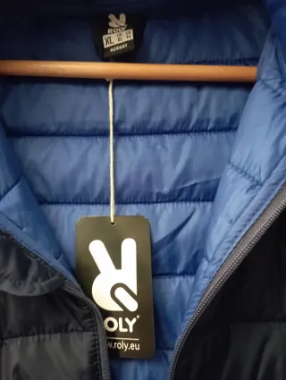 Anorak con capucha T-XL azul marino