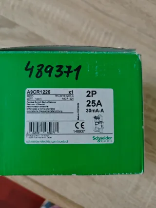 Diferencial Rearmable Schneider Acti9 RED