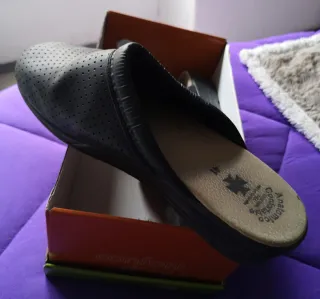 Zuecos de trabajo azul marino talla 41