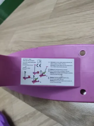 Patinete infantil 3 ruedas morado