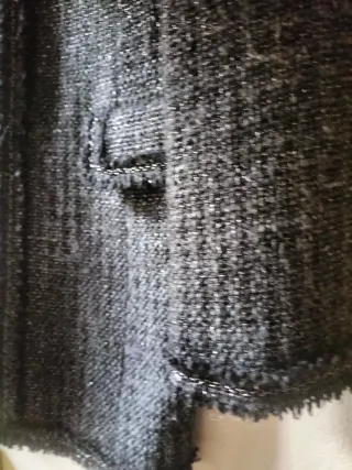 Chaqueta Zara Negra y Gris