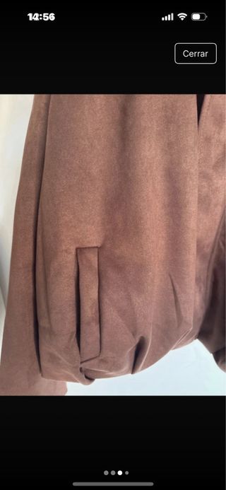 Bomber marrón talla única