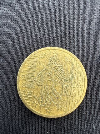 Moneda 50 céntimos 2001 RF