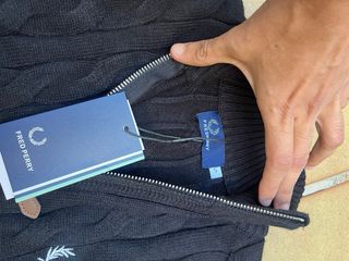 Jersey Fred Perry half zip