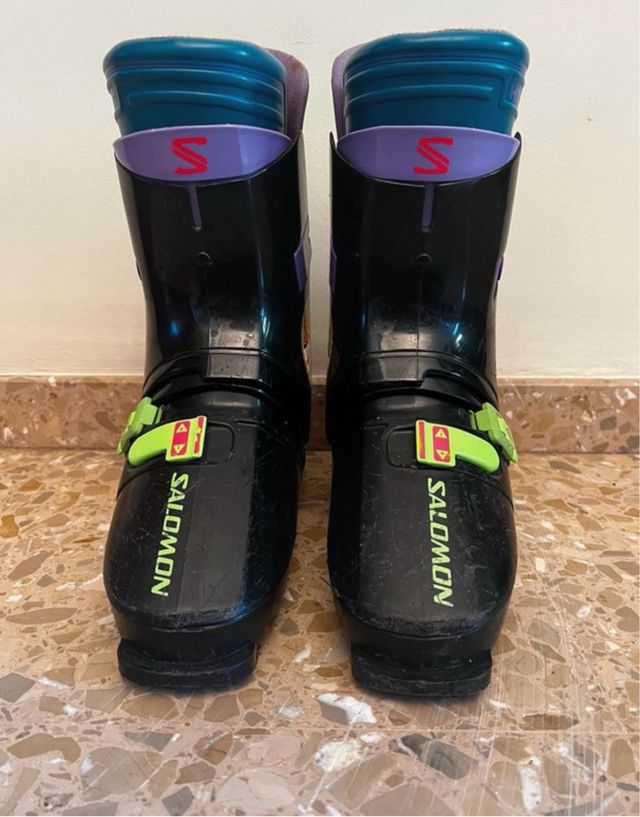 Botas de esquí Salomon Hombre Negro Morado