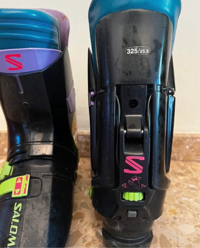 Botas de esquí Salomon Hombre Negro Morado