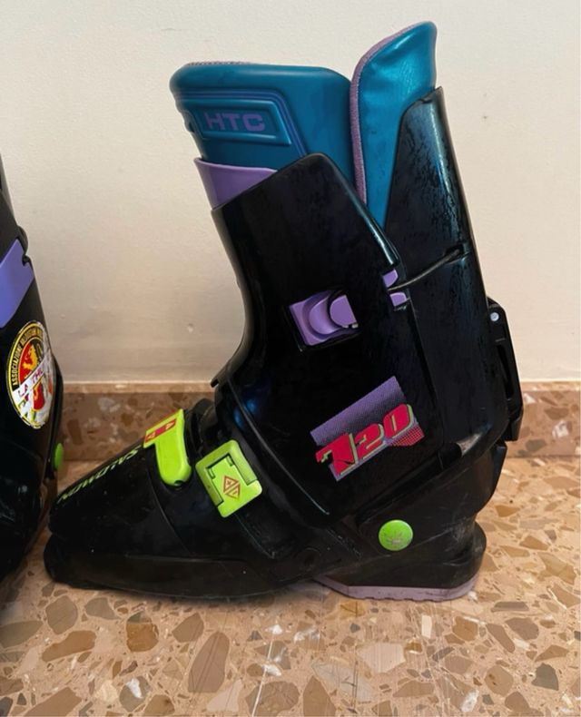 Botas de esquí Salomon Hombre Negro Morado
