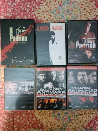 Lotto DVD: Il Padrino, Scarface, Squadra Antimafia