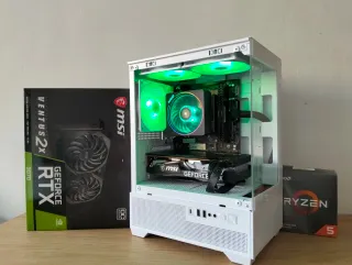 PC Gaming RTX 3070 Ryzen 5 5600 MSI Blanco