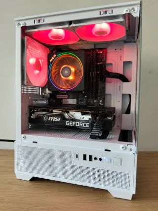 PC Gaming RTX 3070 Ryzen 5 5600 MSI Blanco
