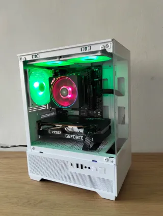 PC Gaming RTX 3070 Ryzen 5 5600 MSI Blanco