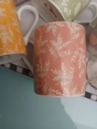 Set 4 Tazzine Inglesi Porcellana