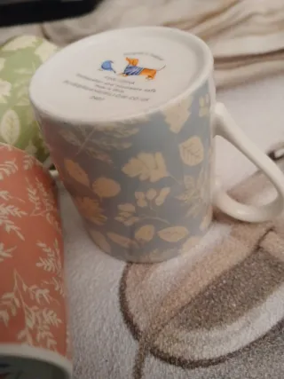 Set 4 Tazzine Inglesi Porcellana