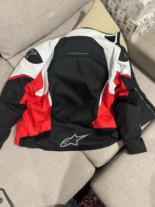 Chaqueta Moto Alpinestars Hombre Negra Roja