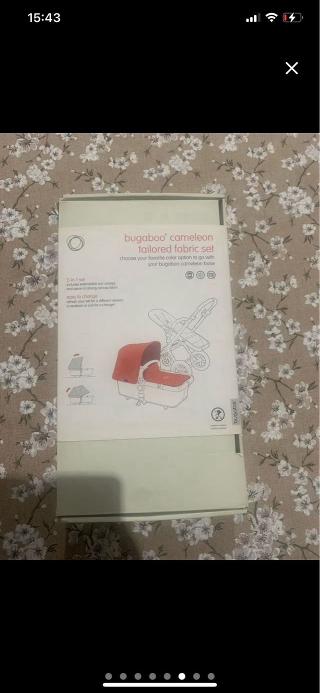 Capota y cubrepies Bugaboo Camaleón 3