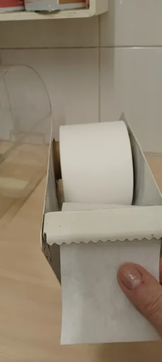 Portarotolo per depilazione cotone/frisellina