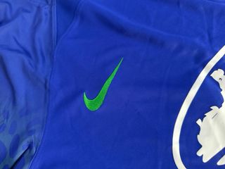 Camiseta Brasil x Corteiz Nike Azul/Verde