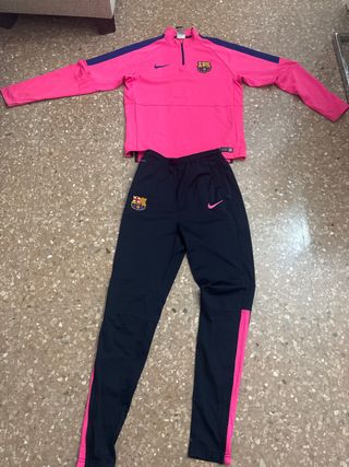 Conjunto Nike Barça rosa y azul