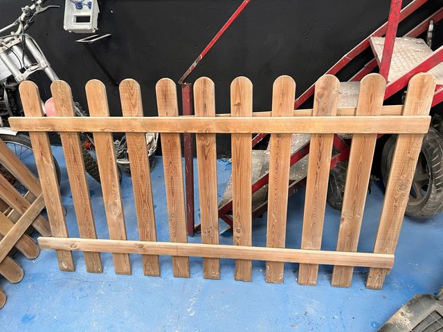 5 Vallas de jardín de madera