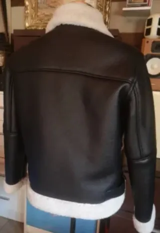 Chaqueta Zara Negra con Borrego talla L y S