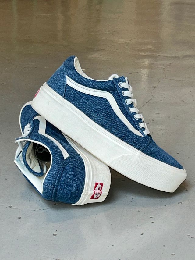 Zapatillas Vans 41, Old Skool Stackform Denim azul