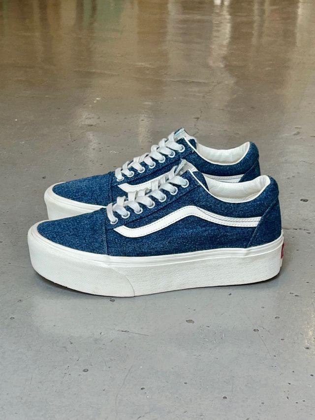Zapatillas Vans 41, Old Skool Stackform Denim azul