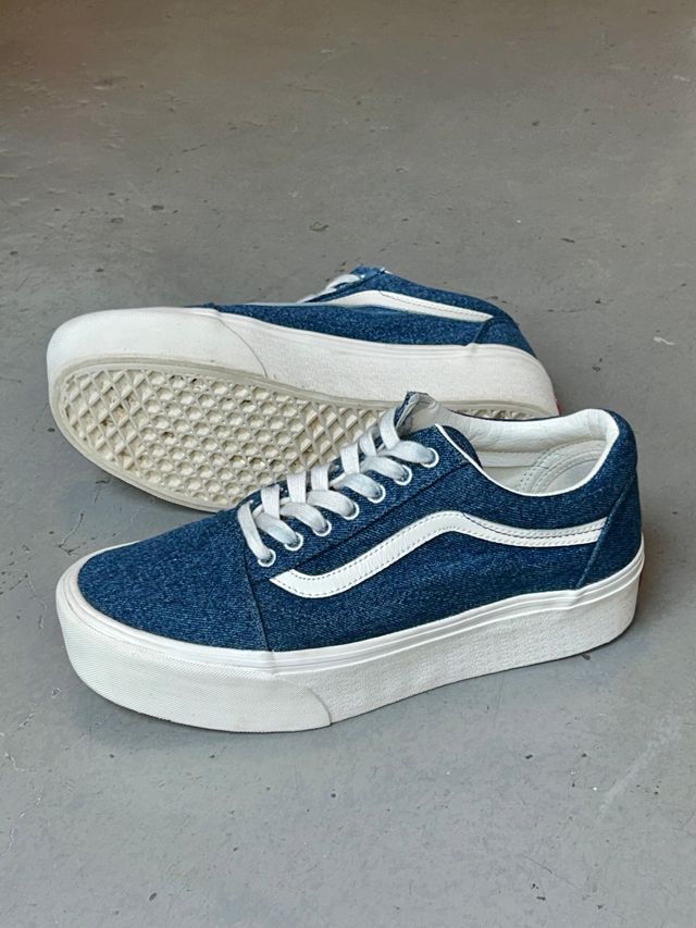 Zapatillas Vans 41, Old Skool Stackform Denim azul