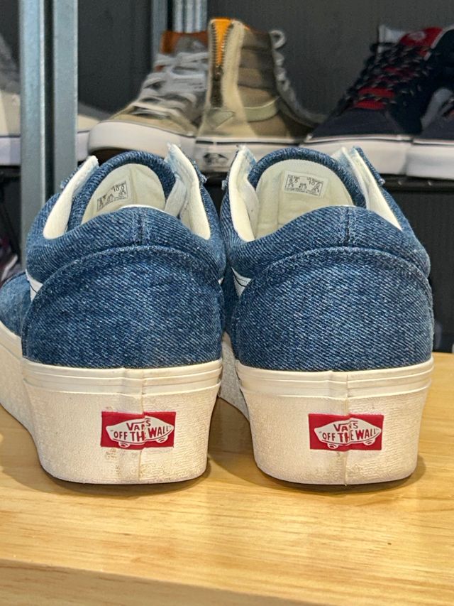 Zapatillas Vans 41, Old Skool Stackform Denim azul