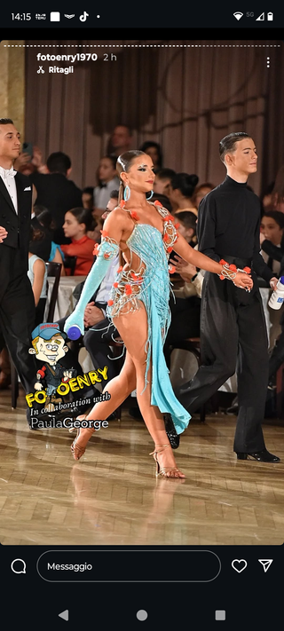 Abito da ballo fatto a mano